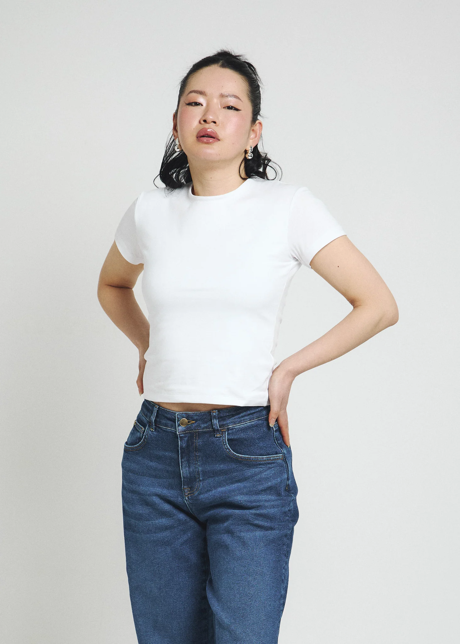 Double Layered Cotton Tee - Image 11