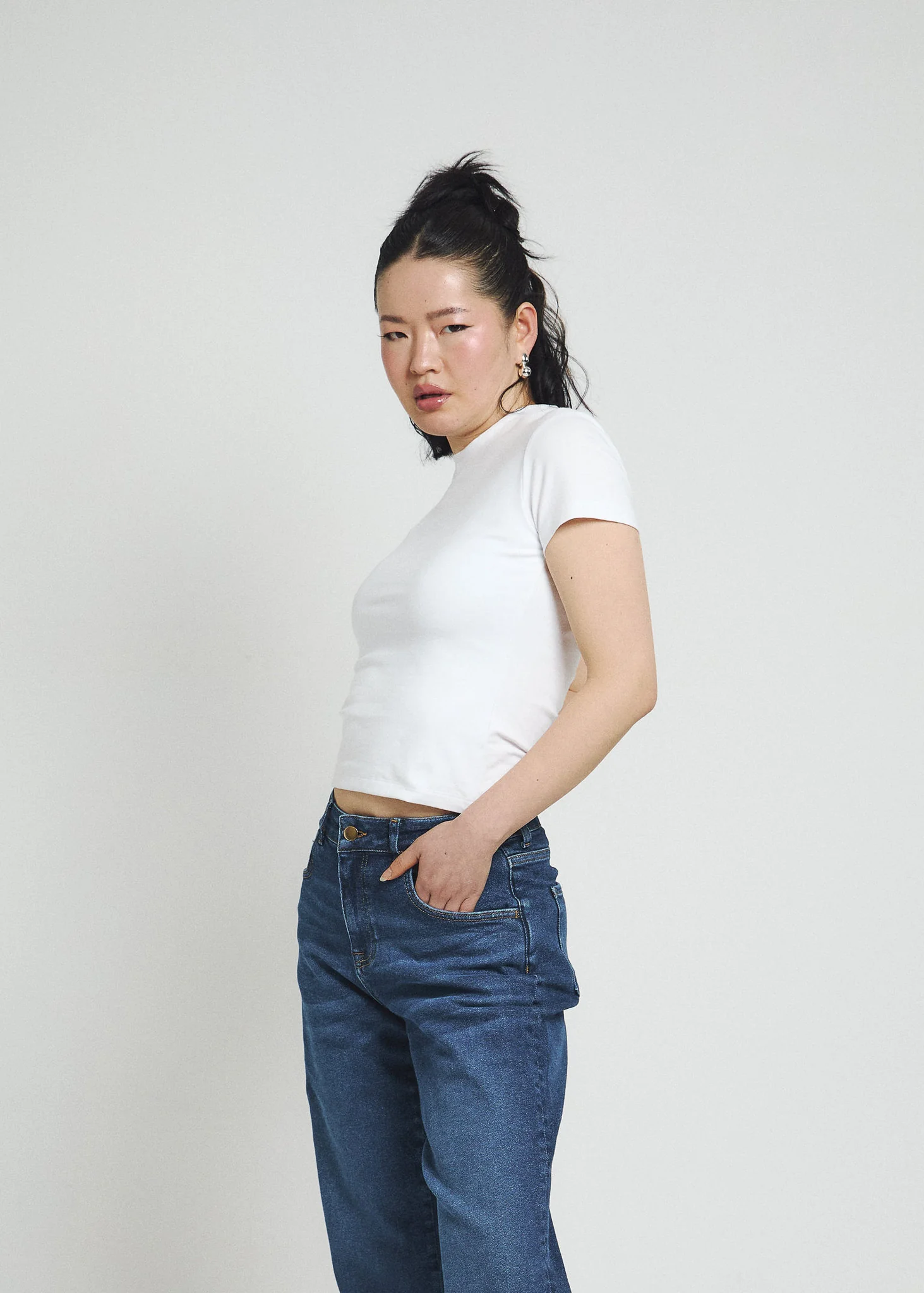 Double Layered Cotton Tee - Image 12