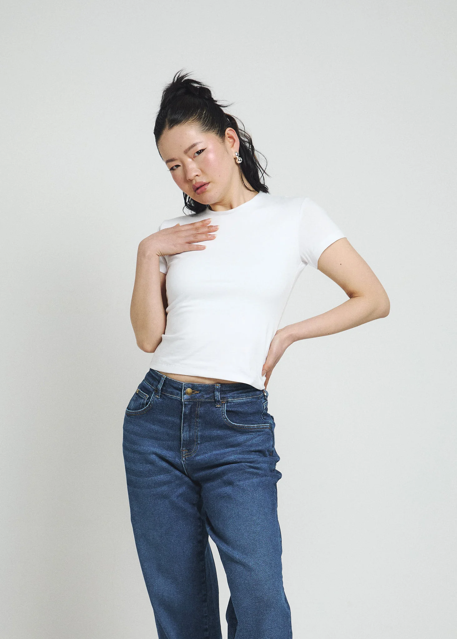 Double Layered Cotton Tee - Image 14
