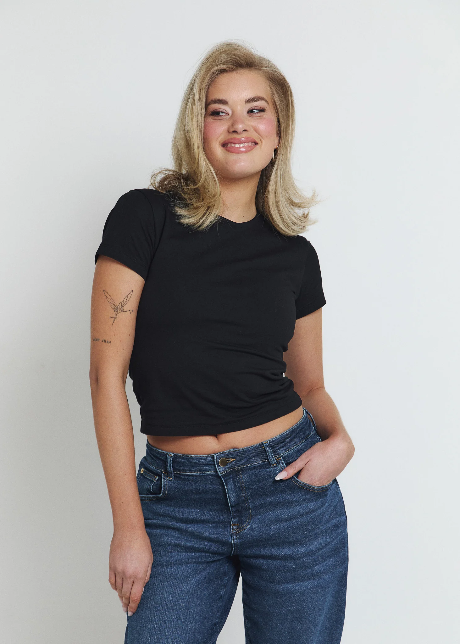 Double Layered Cotton Tee - Image 20