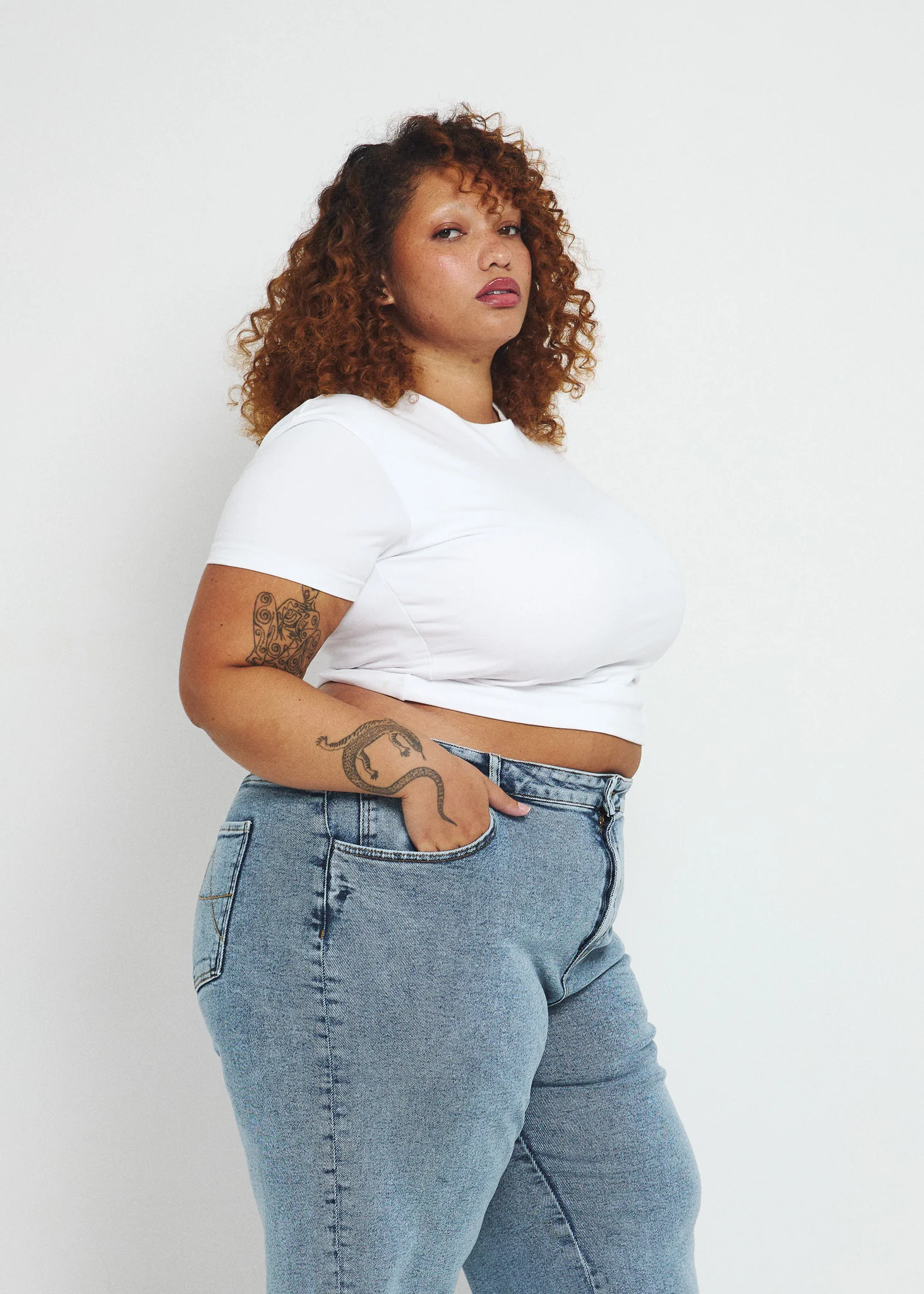 Double Layered Cotton Tee - Image 25