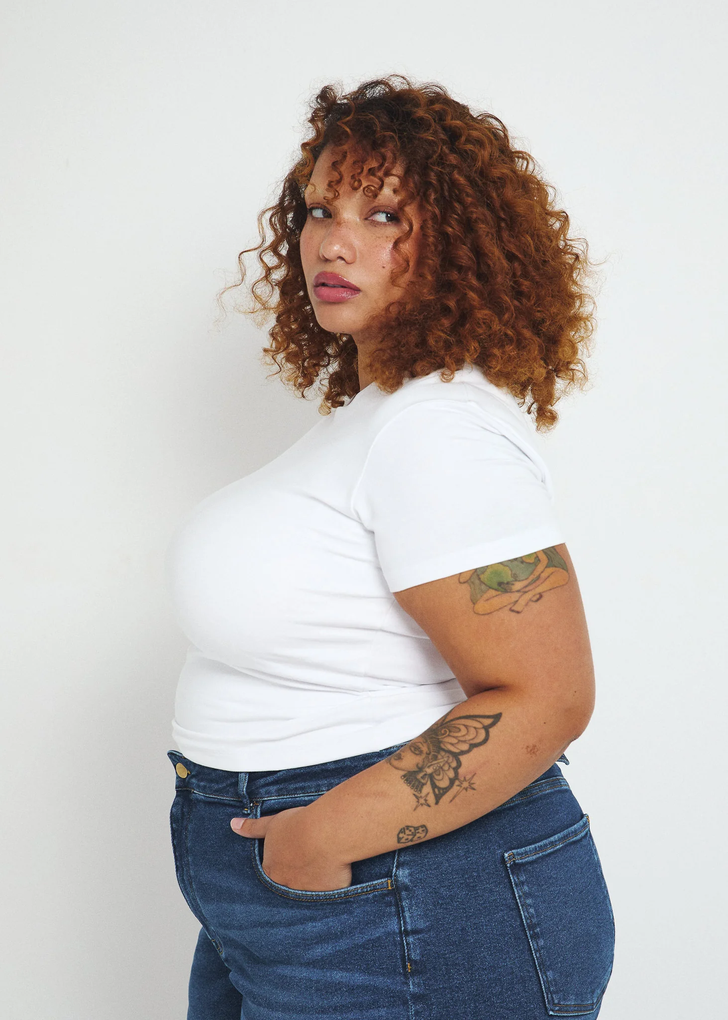 Double Layered Cotton Tee - Image 27